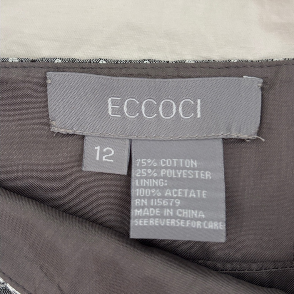 Gray Patterned Dot Skirt - image 5